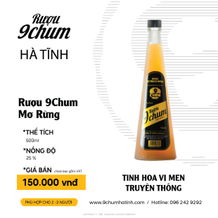Rượu 9 Chum Mơ Rừng 500ML